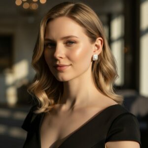 Boucles d’oreilles clous en perles Kashi baroques de culture – Argent sterling 925