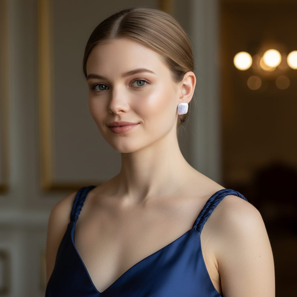 Boucles d’oreilles clous en perles Kashi baroques de culture – Argent sterling 925 – Image 2