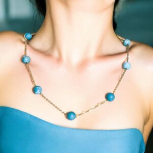 Collier en Pierre Larimar