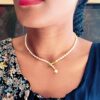 Collier ras du cou en perles d'eau douce – Image 11