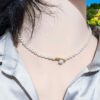 Collier ras du cou en perles d'eau douce – Image 4