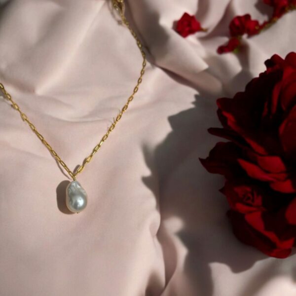 Collier Pendentif Perle Baroque – Image 4