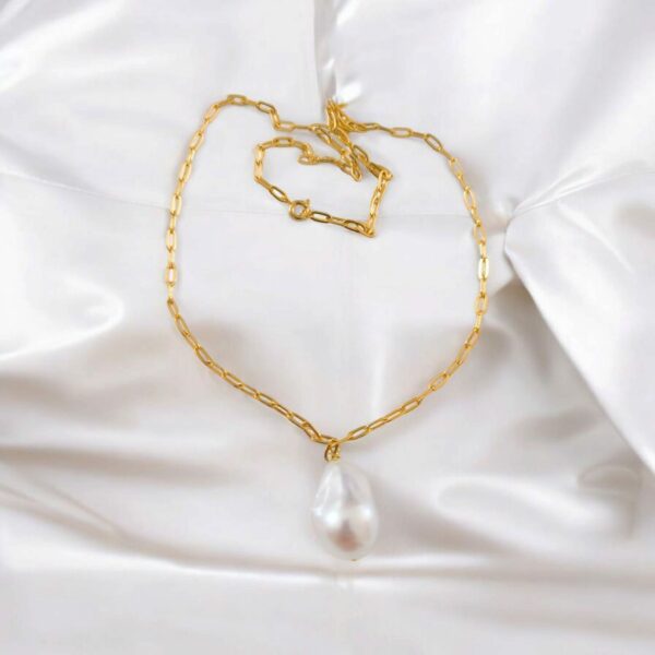 Collier Pendentif Perle Baroque – Image 6