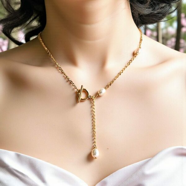 Collier Clarté – Perles d’eau douce – Image 4