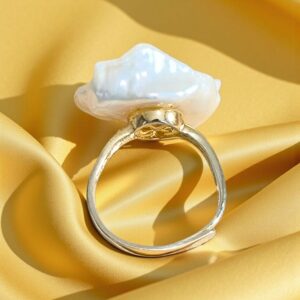 Bague Nacre d’Océan – Élégance Naturelle et Moderne